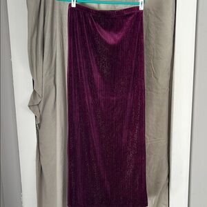 HYFVE Rich Purple 40” Long Skirt. -NEW- Size: Large